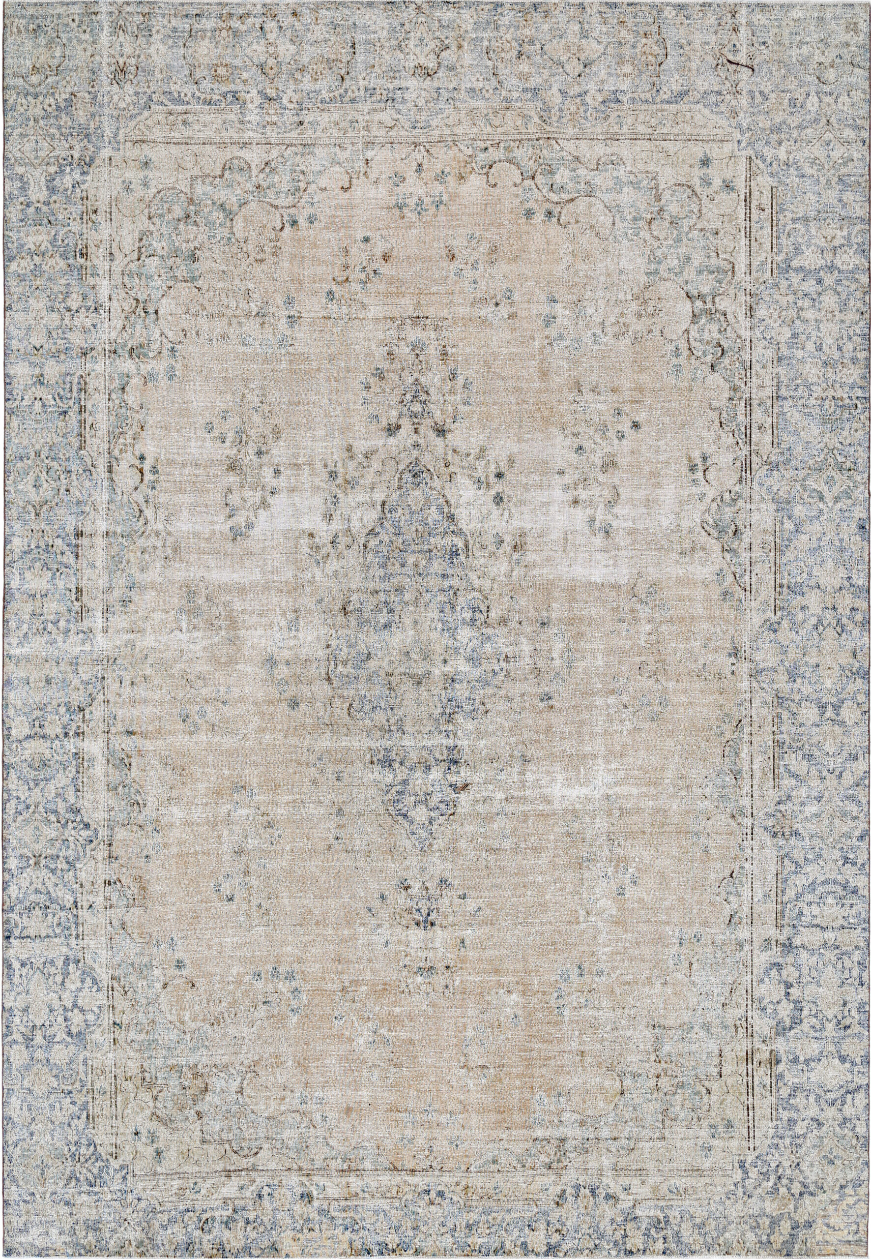 Kirman Whitewash 13’2″ x 9’8" - Image 3