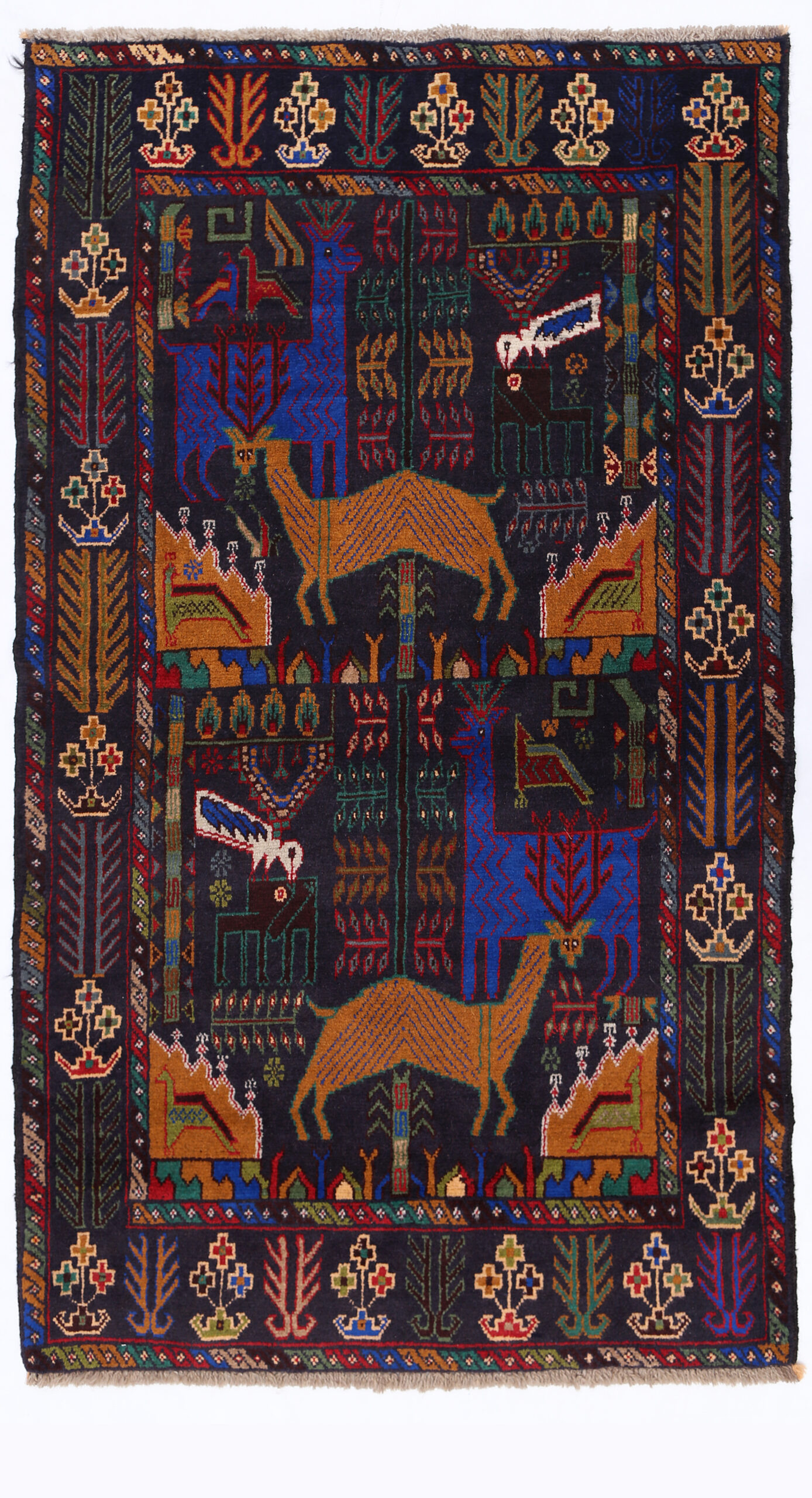 Tribal Baloch Rugs 6'6" X 3'8" - Image 3