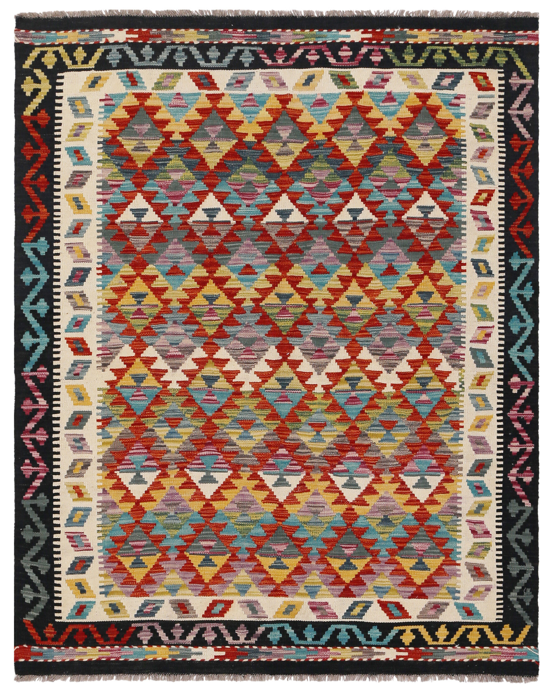 Miamana Killim 6'6" X 5'2" - Image 3