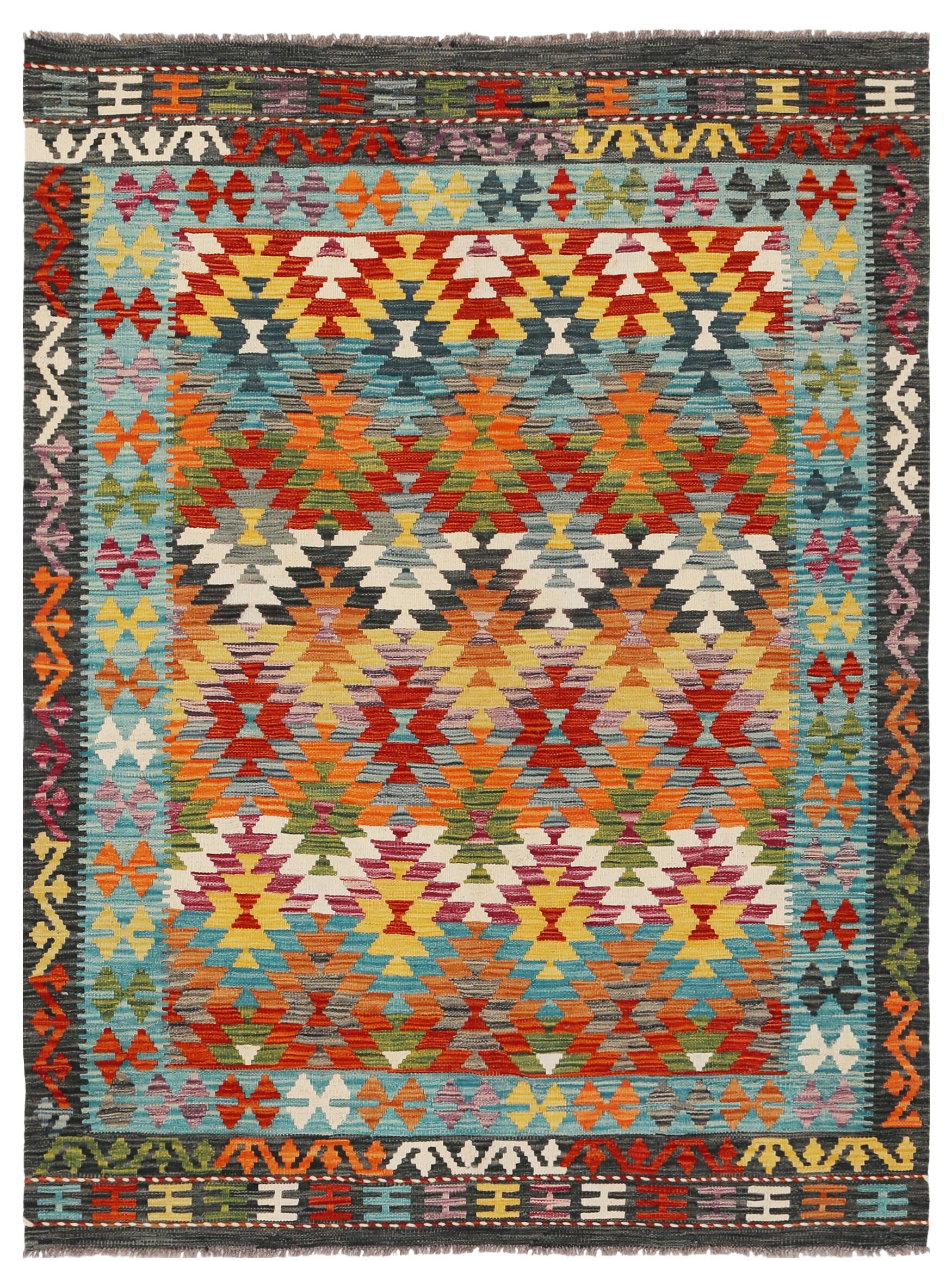 Miamana Killim 6'8" X 5'1" - Image 3