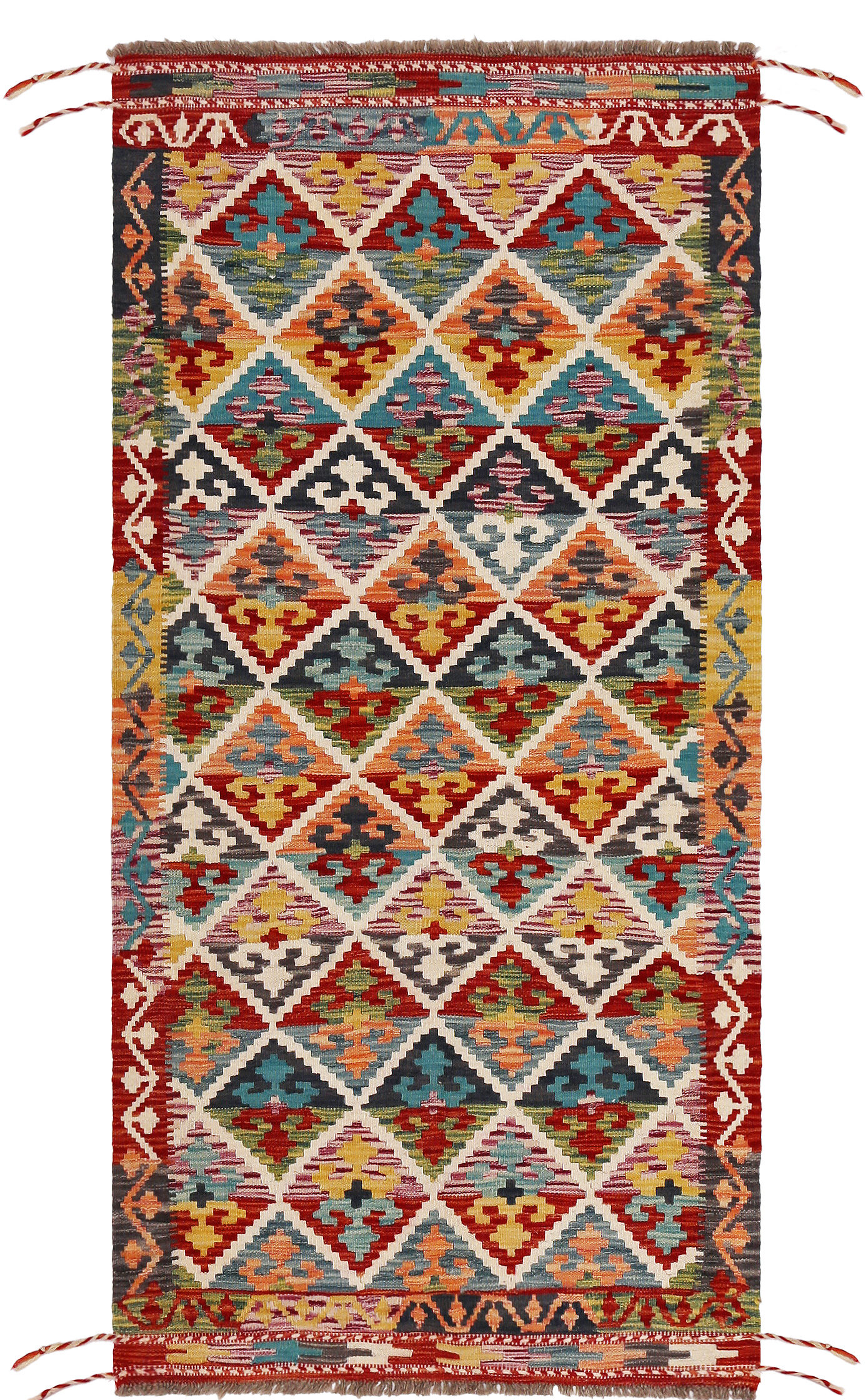 Miamana Killim 6'6" X 3'2" - Image 3