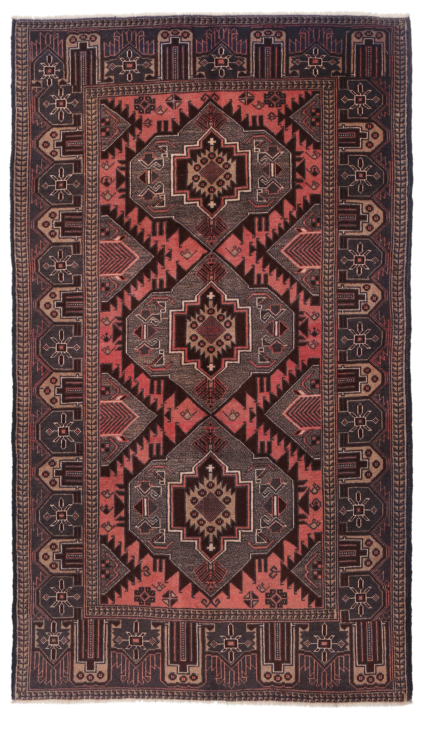 Tribal Baloch Rugs 6'3" X 3'6" - Image 3