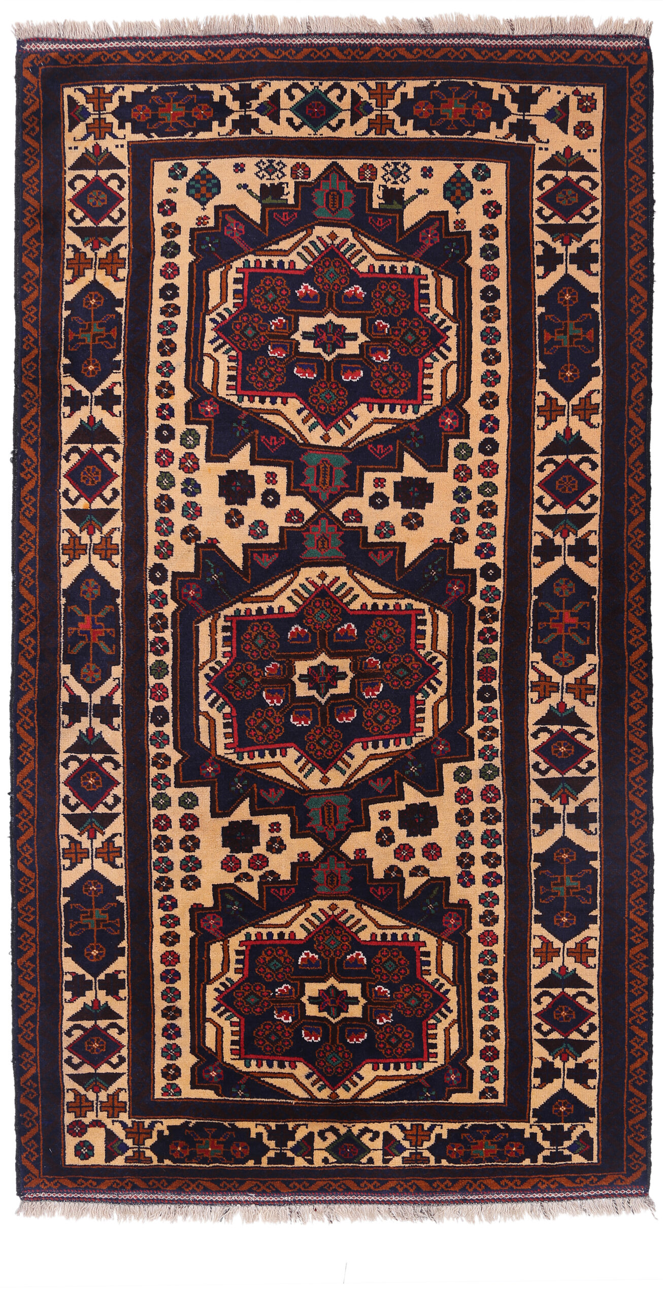 Tribal Baloch Rugs 7' X 3'8" - Image 3