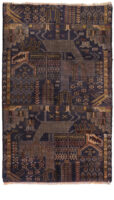 Tribal Baloch Rugs 4'2" X 2'5"