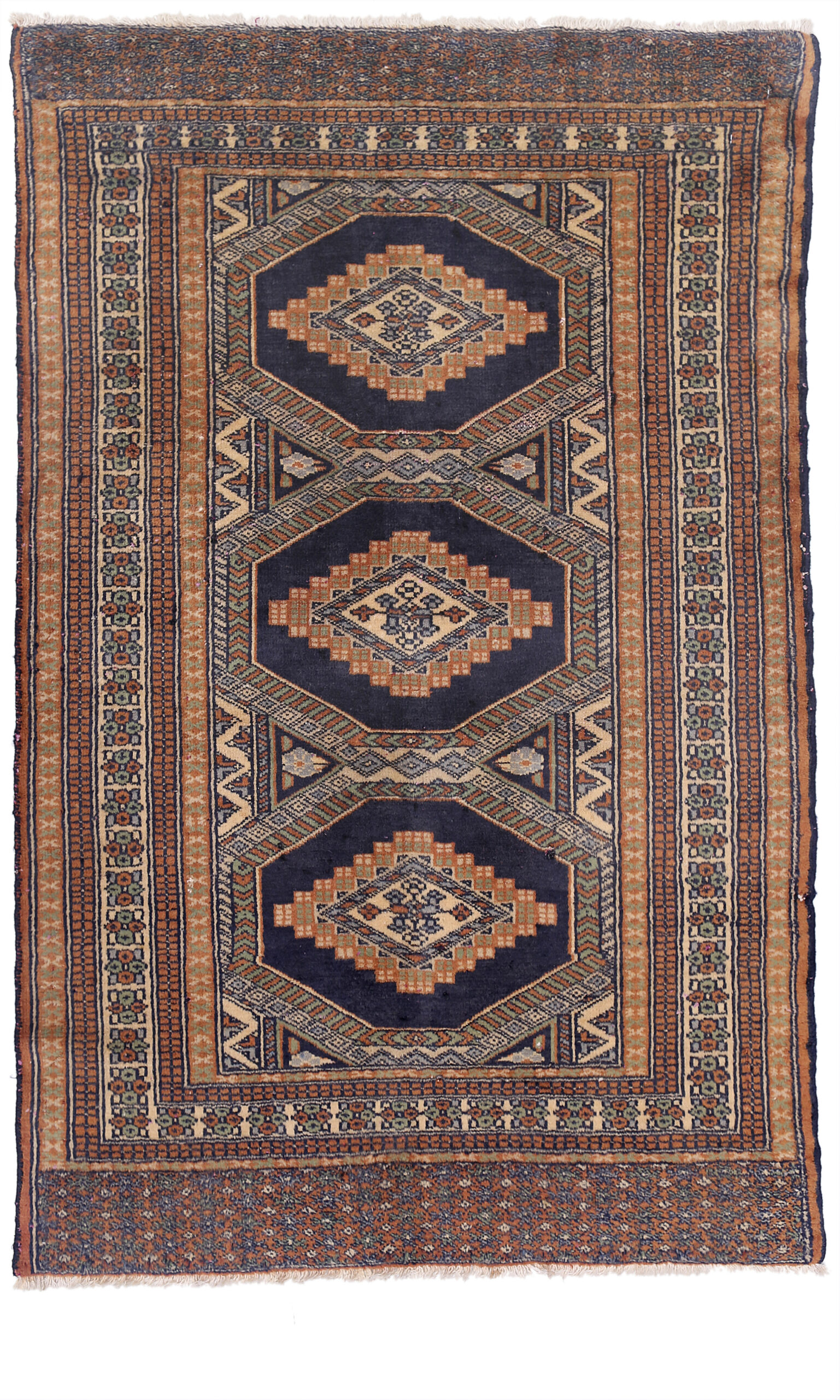 Tribal Baloch Rugs 3'9" X 2'5" - Image 3