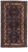 Tribal Baloch Rugs 6' X 3'4"