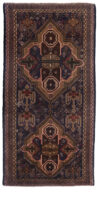 Tribal Baloch Rugs 6'8" X 3'4"