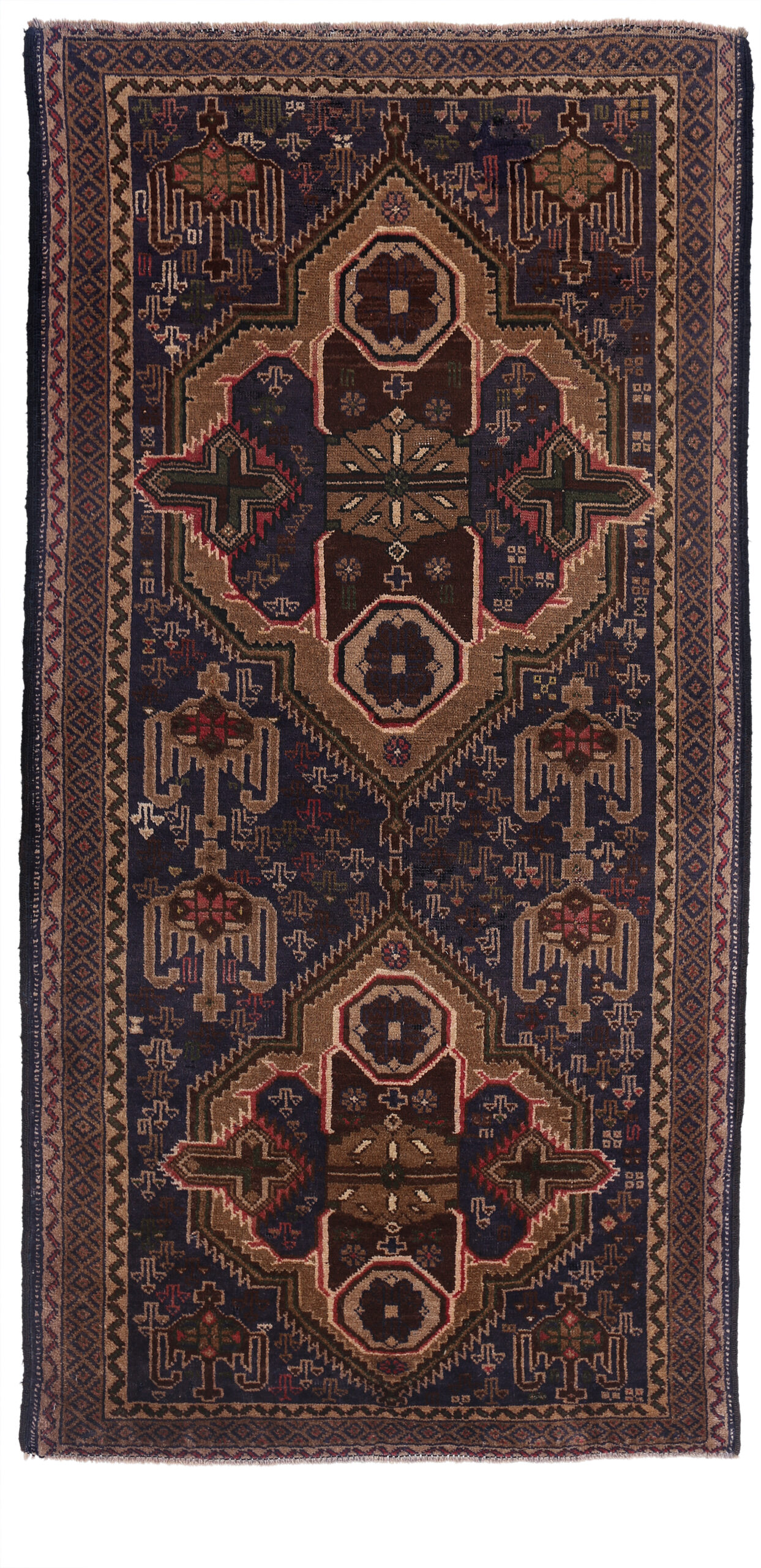 Tribal Baloch Rugs 6'8" X 3'4" - Image 3