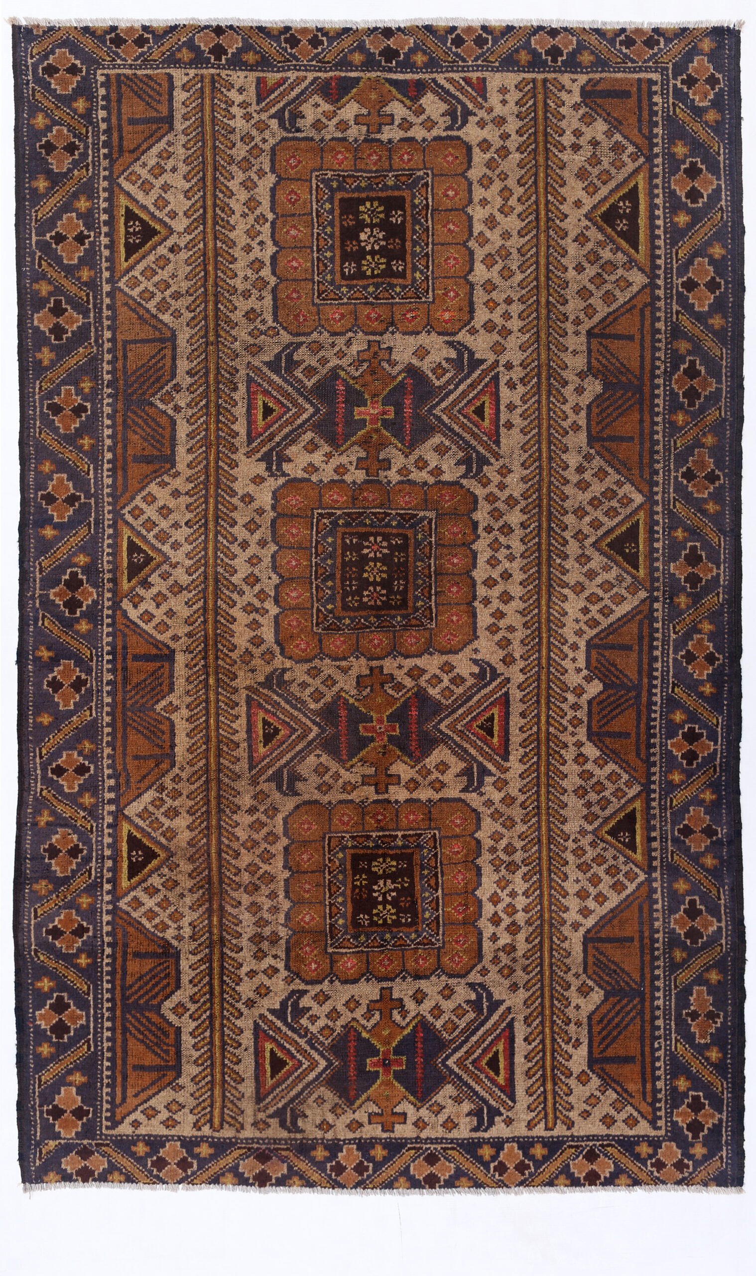 Tribal Baloch Rugs 6'1" X 5'8" - Image 3
