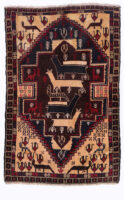 Tribal Baloch Rugs 4'8" X 3'1"