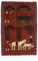 Tribal Baloch Rugs 4'1" X 2'8"