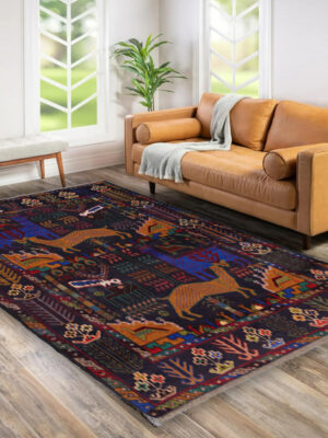 Tribal Baloch Rugs 6'6" X 3'8"