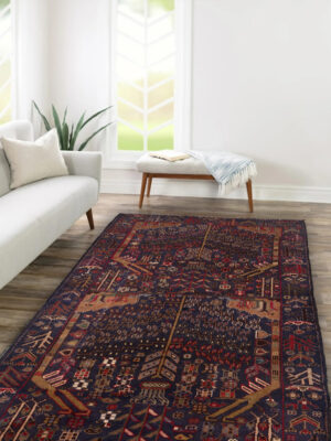 Tribal Baloch Rugs 6'4" X 3"