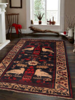 Tribal Baloch Rugs 5' X 2'9"