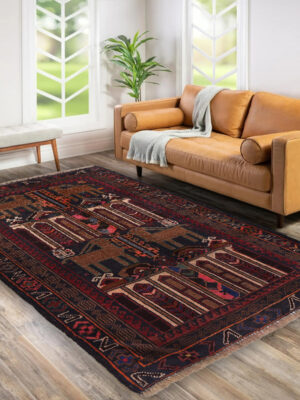 Tribal Baloch Rugs 4'6" X 3'