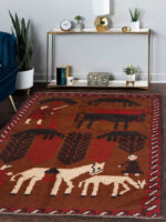 Tribal Baloch Rugs 4'1" X 2'8"