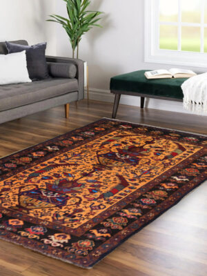 Tribal Baloch Rugs 4'6" X 2'9"