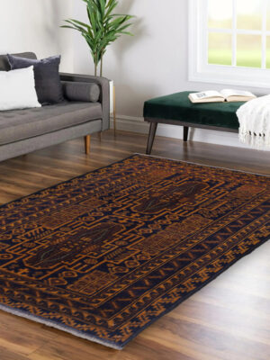 Tribal Baloch Rugs 4'8" X 2'7"